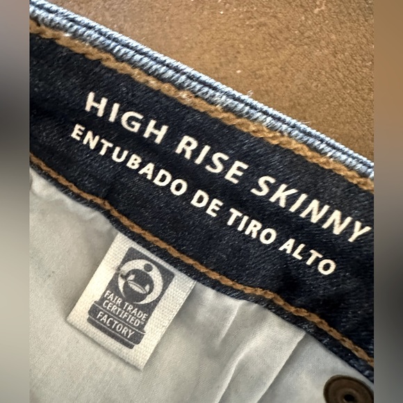 3/$30 ❤️ High Rise Universal Thread Dark Wash Skinny Jeans EUC Size 4 - Picture 5 of 6